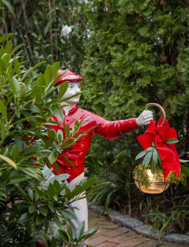 A jockey lights the way to Jeff West’s W. Market Street city flat.